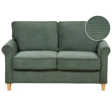 Sofa 2 Seater RONNEBY Corduroy Dark Green