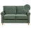 Beliani Sofa 2 Seater RONNEBY Corduroy Dark Green 1