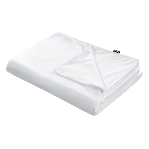 Beliani Duvet Cover RHEA 120 x 180 cm Polyester White