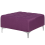 Beliani Ottoman ABERDEEN Fabric Violet 1