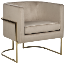 Armchair SIRKKA Velvet Taupe