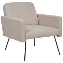 Armchair NARKEN Fabric Beige