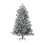 Beliani Artificial Snowy Christmas Tree BASSIE 180 cm White 1