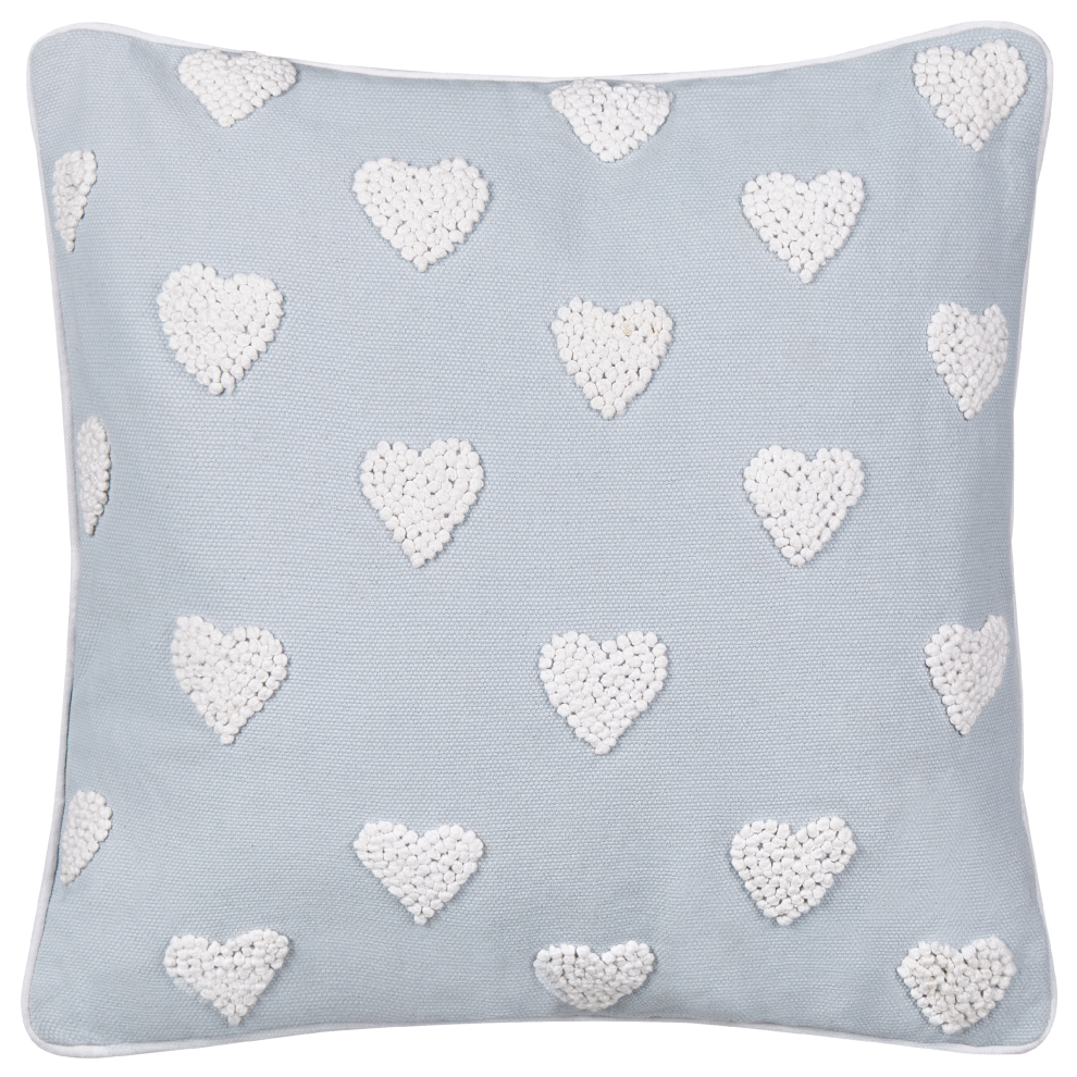 Throw Cushion GAZANIA 45 x 45 cm Cotton Light Grey