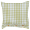 Beliani Throw Cushion TALYA 45 x 45 cm Olive Green Checked 1