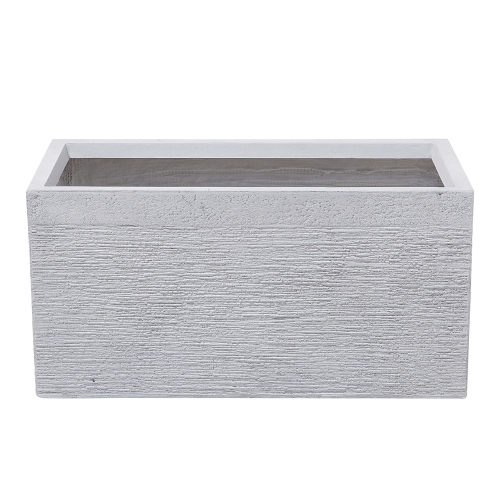 Beliani Plant Pot MYRA 60 cm White