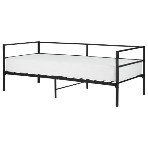 Beliani Bed Metal BATTUT 90 x 200 cm (EU Single) Black