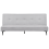 Beliani Sofa Bed 3 Seater ESSVIK Fabric Light Grey 1
