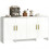 Homcom Aparador de Cocina Blanco 152 x 40 x 80 cm 1