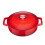 Cooks Professional Cooks Professional 28cm Shallow Cast Iron Casserole | Graduated Red 3