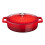 Cooks Professional Cooks Professional 28cm Shallow Cast Iron Casserole | Graduated Red 1