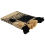 Beliani Blanket THAPREK Fabric 130 x 170 cm Beige 1