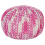 Beliani Pouffe CONRAD Cotton Pink 1