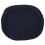Beliani Pouffe PRIENE Cotton Black 1