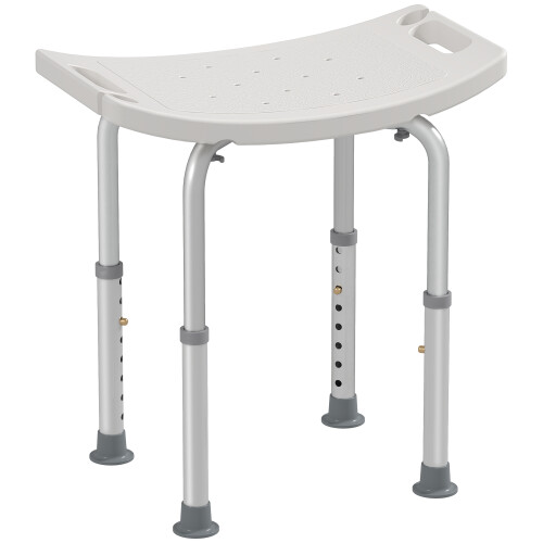 Homcom Taburete de Ducha Bicolor 50 x 50.6 x 56.5 cm