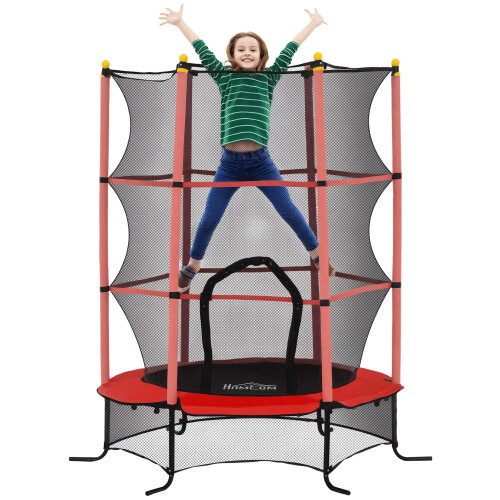 Homcom Cama Elástica Infantil Bicolor 163 x 163 x 190 cm