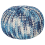 Beliani Pouffe CONRAD Cotton Blue 1