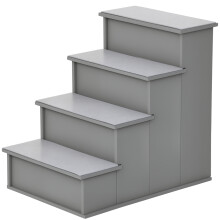 Escalera para Perro Gris 40 x 59 x 54.2 cm