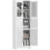 Homcom Columna de Baño Blanco 60 x 30 x 170.5 cm 1