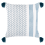 Beliani Throw Cushion TILIA 45 x 45 cm Cotton Blue Geometric Pattern 1