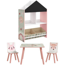 Conjunto para Niño Rosa 60 x 60 x 44 cm
