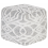 Beliani Pouffe BHILWARA Cotton Grey 1