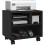 Homcom Soporte para Impresora Negro 40 x 30 x 36 cm 1