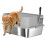 PawHut Arenero para Gato Gris 60.2 x 40.2 x 29.5 cm 1