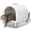 PawHut Arenero para Gato Blanco 52.4 x 41.3 x 39.9 cm 1