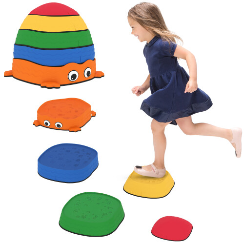 Bloques de Equilibrio Multicolor 33.5 x 33.5 x 28 cm
