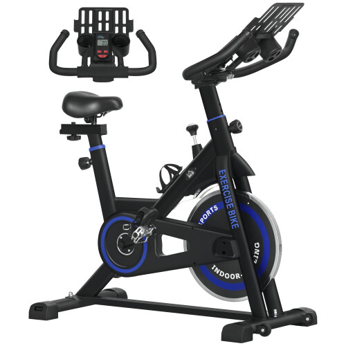 Homcom Bicicleta Estática Azul 103 x 53 x 114 cm