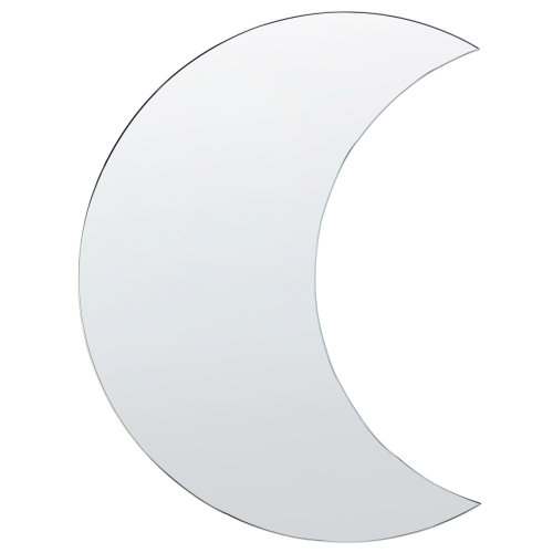 Beliani Wall Mirror PESMES 40 cm 60 cm Silver