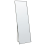 Beliani Standing Mirror BEAUVAIS 156 cm Metal Black 1