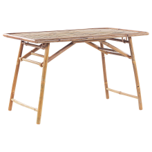 Garden Dining Table Folding MOLISE 120 cm 69 cm Bamboo Light Brown