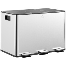 Cubo de Basura Gris 49.6 x 34.5 x 38.6 cm