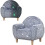 Sillón Infantil Gris 55 x 40 x 55 cm 1