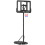 Homcom Canasta de Baloncesto Negro 110 x 75 x 365 cm 1