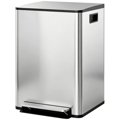 Homcom Papelera Cocina Gris 47.7 x 37.5 x 66.8 cm