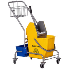 Carro de Limpieza Amarillo 72 x 49.5 x 95 cm