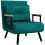 Homcom Sofá Cama Individual Verde 63 x 73 x 81 cm 1