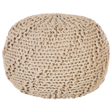 Pouffe PRIENE Cotton Beige