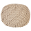 Beliani Pouffe PRIENE Cotton Beige 1