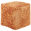 Beliani Pouffe SANAWAN Viscose Golden Brown 1