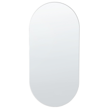 Wall Mirror ALFORTVILLE 40 cm 80 cm Silver