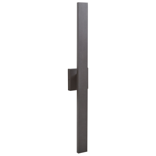 Beliani Outdoor LED Wall Light MELGAM Black