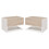 Homcom Set 2 Mesitas Noche Bicolor 46 x 30 x 30 cm 1