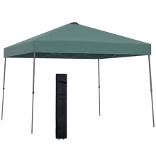 Cenador Plegable Verde 300 x 300 x 250 cm