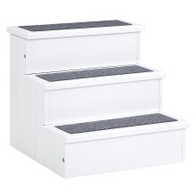 Escaleras para Mascota Blanco 40.5 x 44.5 x 38 cm