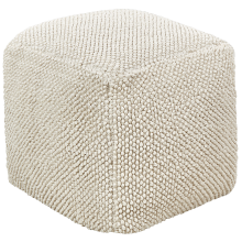Pouffe JOARA Cotton Beige