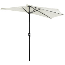 Sombrilla de Jardín Beige 269 x 138 x 236 cm